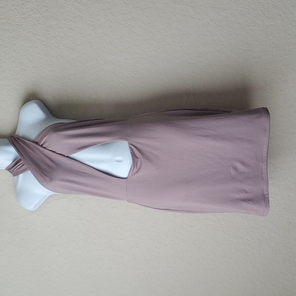 4/$30 **Mauve mini bodycon cut out dress - Picture 2 of 9